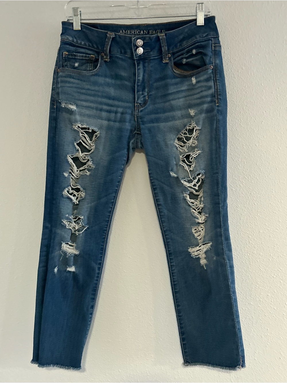 American Eagle Outfitters Distressed Style Skinny Jeans